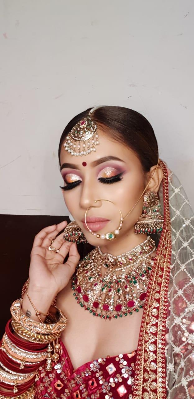 Bridal makeup look by Jassi