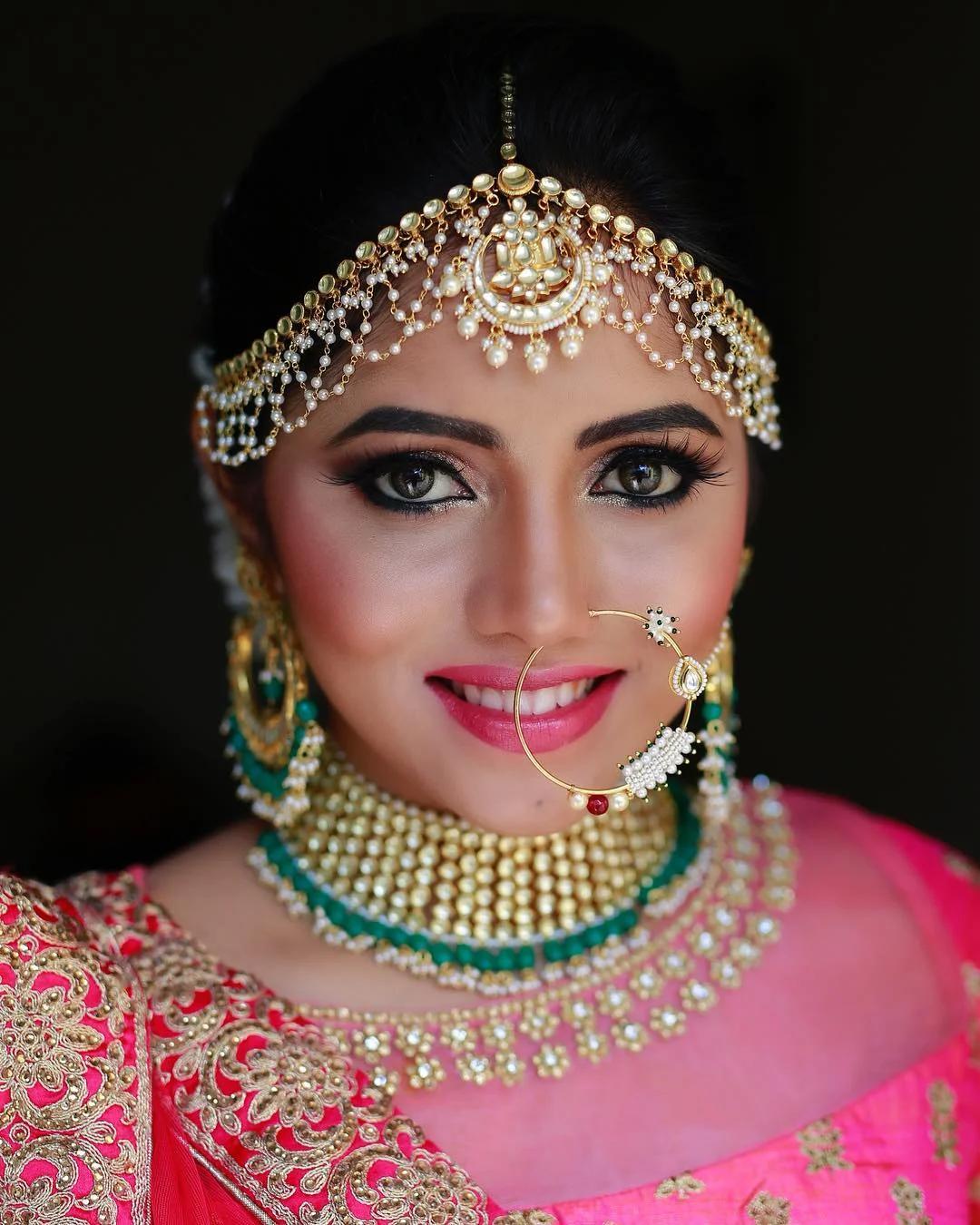 Bridal portrait by Jassi Makeup Artist